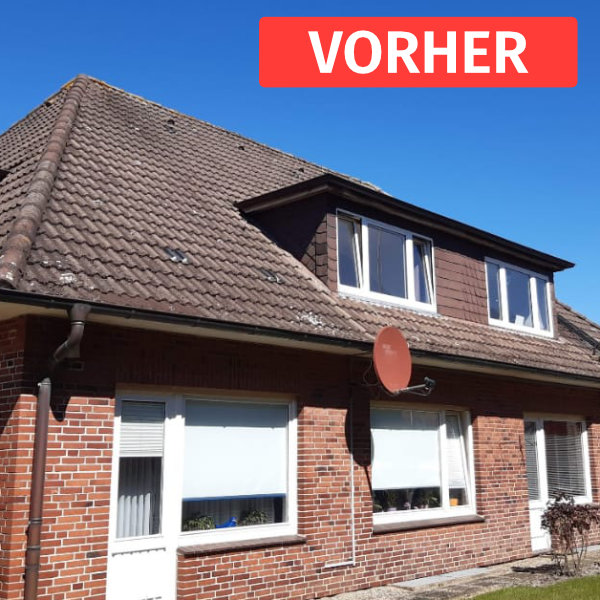 Dach vor der Dachbeschichtung Sindelfingen